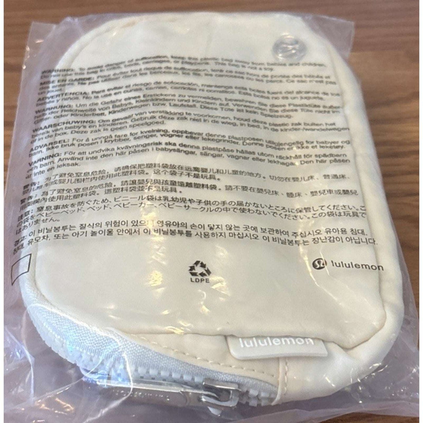 NEW Lululemon Everywhere Wordmark Crossbody Belt Bag 1L Buttercream Waist Pack