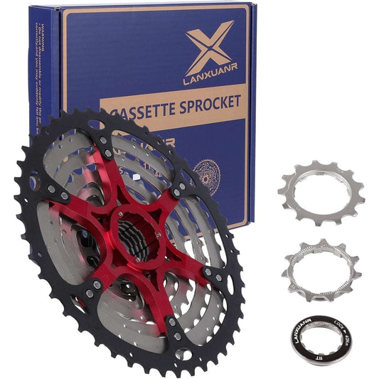 Lanxuanr 10-Speed Sprocket Cassette 10-50t for Mountain Bike and Road Bicycle