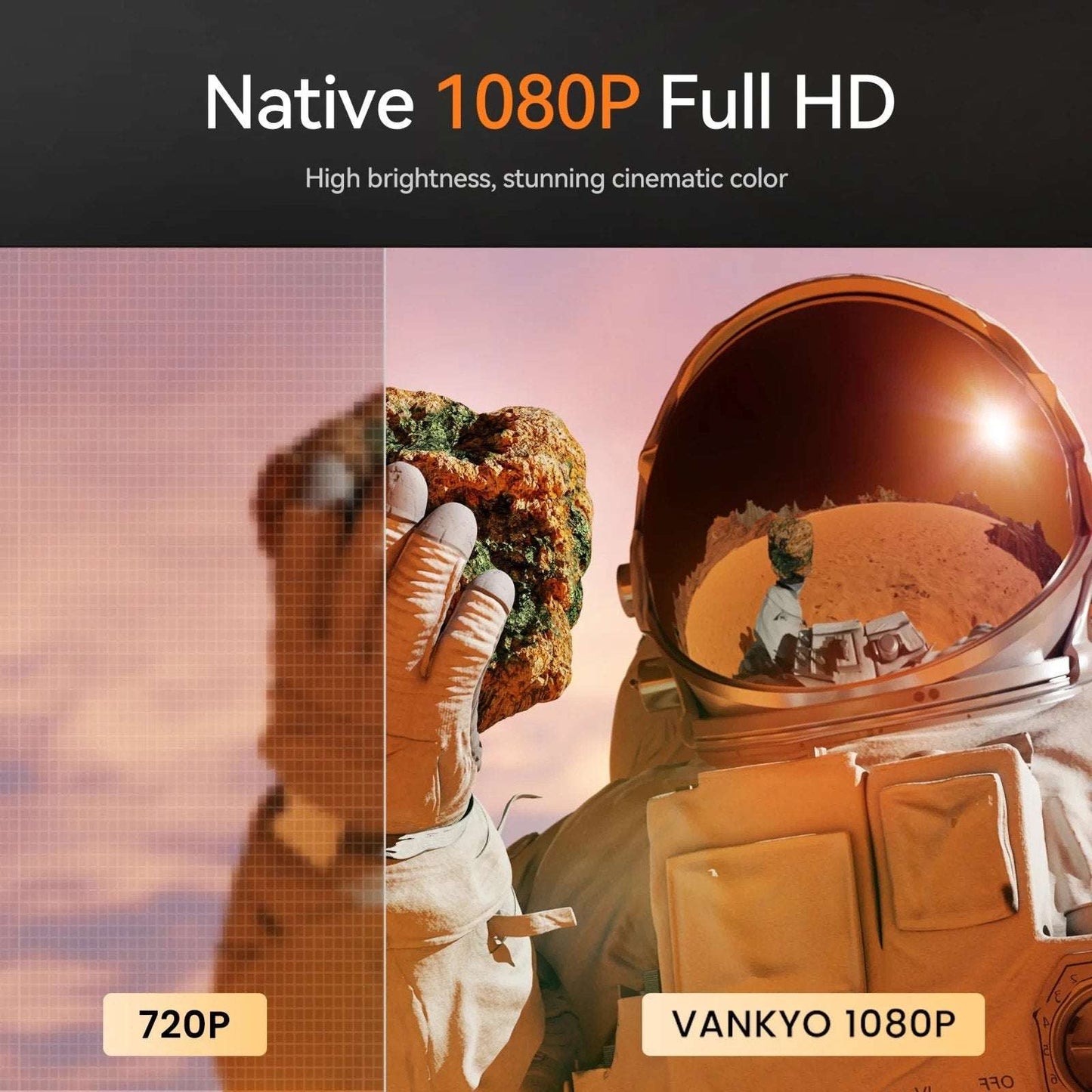 VANKYO Leisure 495W Native 1080P Projector Full HD 5G WiFi Video Bluetooth Dolby