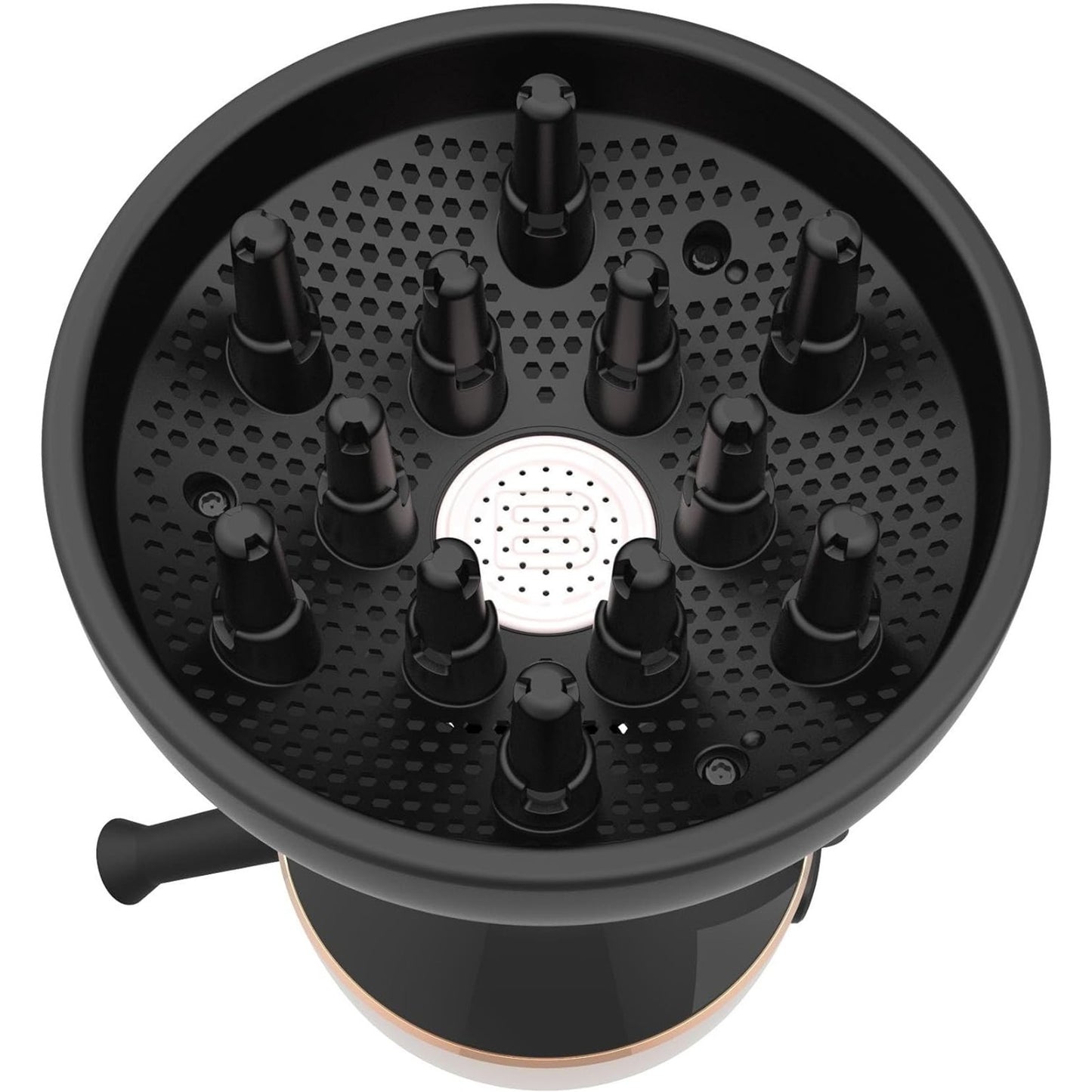 Bellissima Italia Diffon Hair Blow Dryer Diffuser for Curly Hair Rose Gold G5604