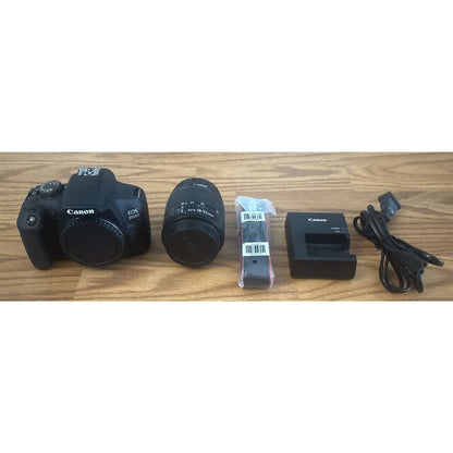Canon EOS 2000D / Rebel T7 EF-S 18-55mm III Lens Kit + Filters, Lens, Bag & More