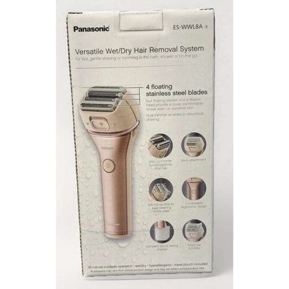 Panasonic Close Curves Wet/Dry Ladies Shaver 4-Blade w Bikini Attachment Trimmer