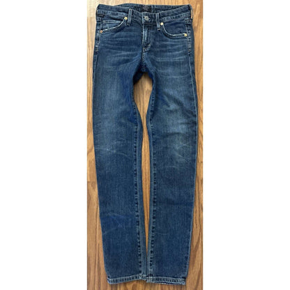 CITIZENS OF HUMANITY Racer Low Rise Skinny Leg Medium Wash Jeans Size 25
