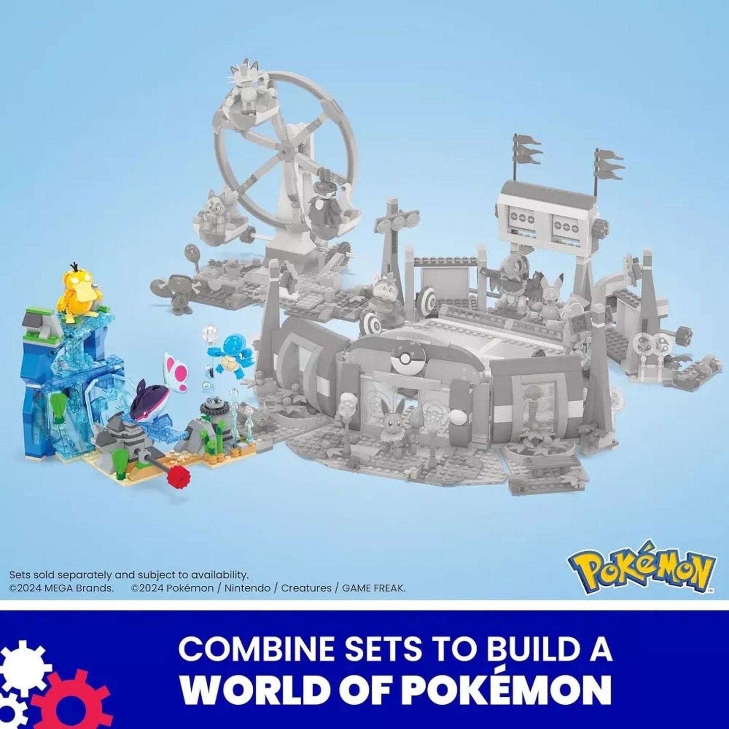 Mega Bloks Pokémon HXF79 Pokémon Aquatic Adventures Motion Building Set