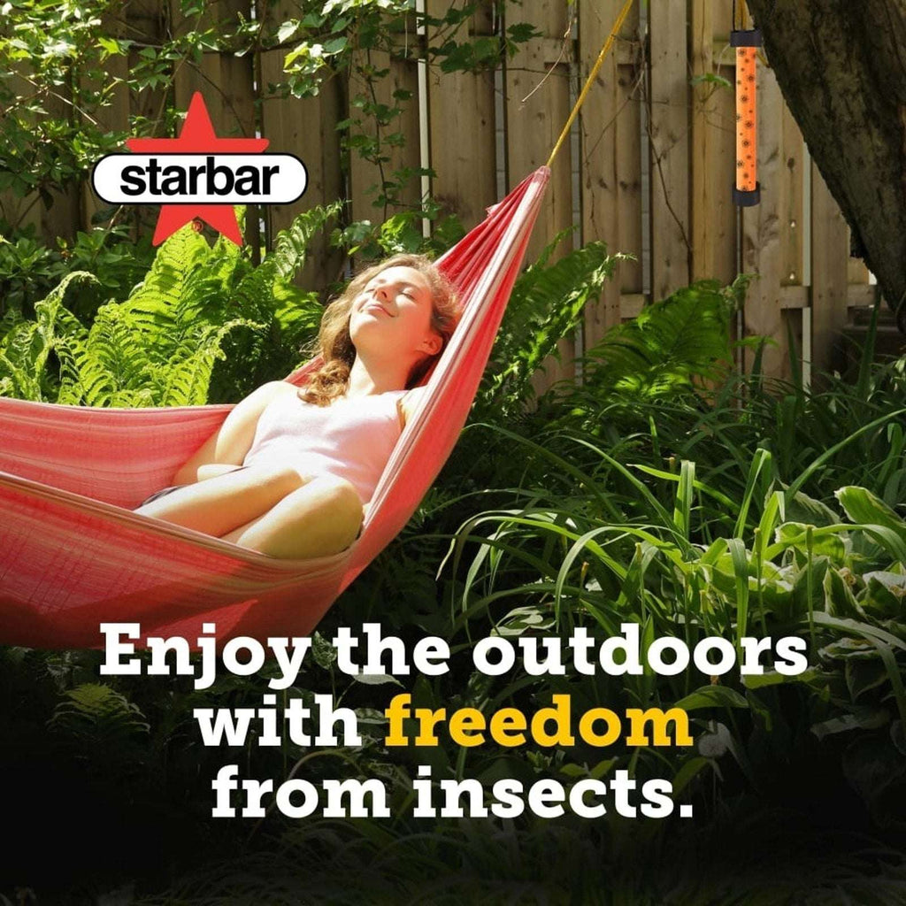 Starbar EZ Fly Stik Odorless Sticky Fly Trap 2-Pack Indoor & Outdoor w/ Hanger