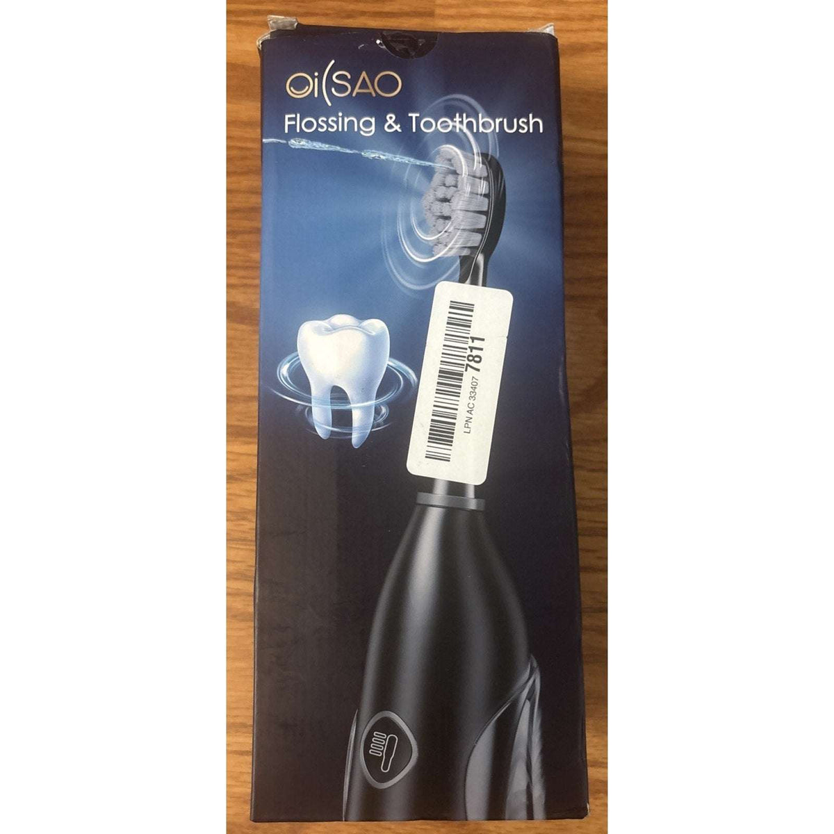 OiSAO Electric Water Flosser & Toothbrush Combo w/ Replacement Heads & Charging