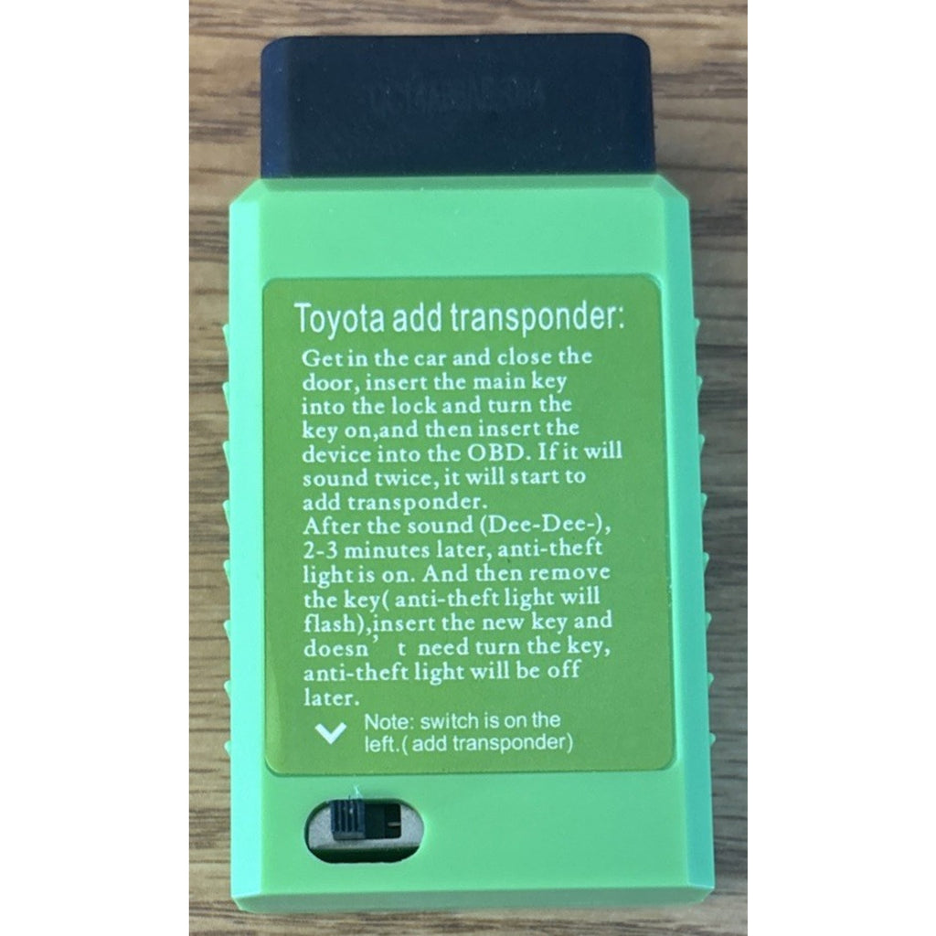 Toyota G & H Chip OBDII Programming Dongle - Car Key Fob DIY Programmer via ODB2