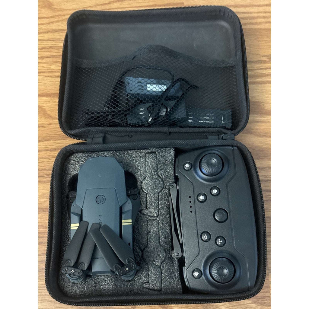 2.4 GHz Black Falcon Drone with 4k Camera Collapsible Quadcopter with Case