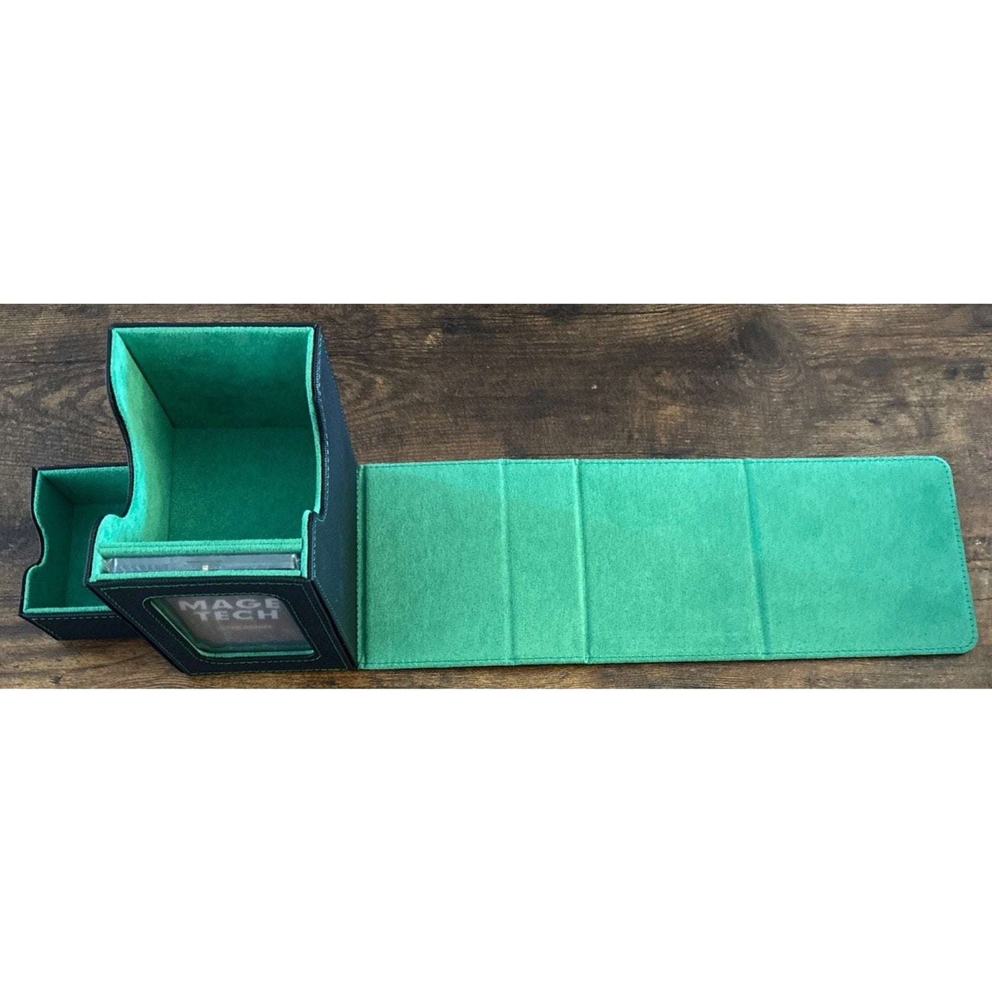 MTG Commander Card & Dice Storage Deck Box Fits 100 Double-Sleeved Waterproof