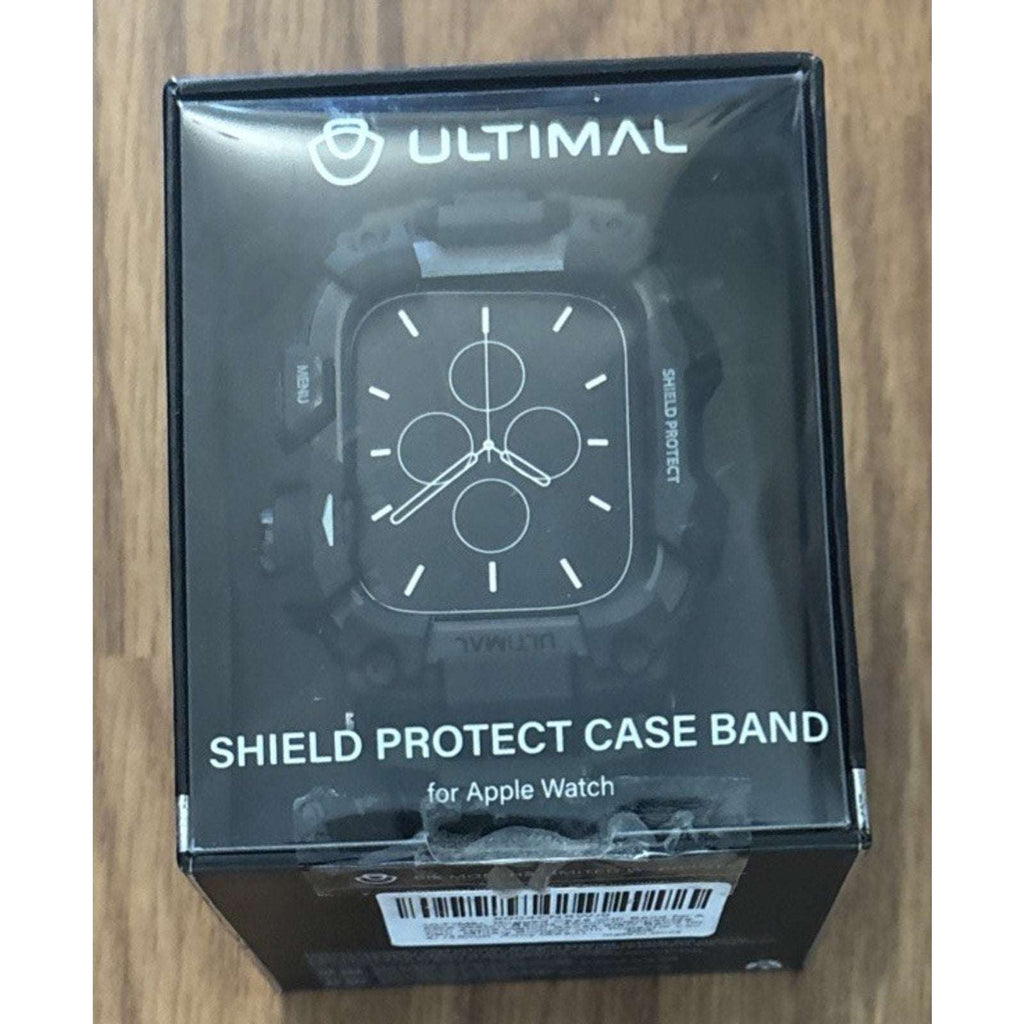 ULTIMAL Rugged Shockproof Case +Band for Apple Watch 45mm Series 9/8/7 ArmyGreen