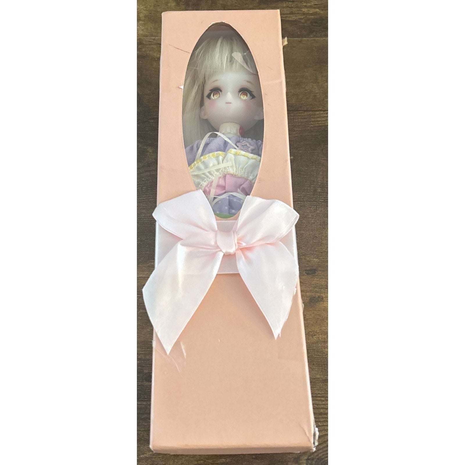 Anime BJD Doll 1/6 11.8 Inch Ball Jointed Doll w Toys, Wig, Hands, Clothes READ