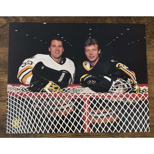 NHL Boston Bruins JON CASEY JOHN BLUE Game Sport Action Color 8x10 Photo Picture