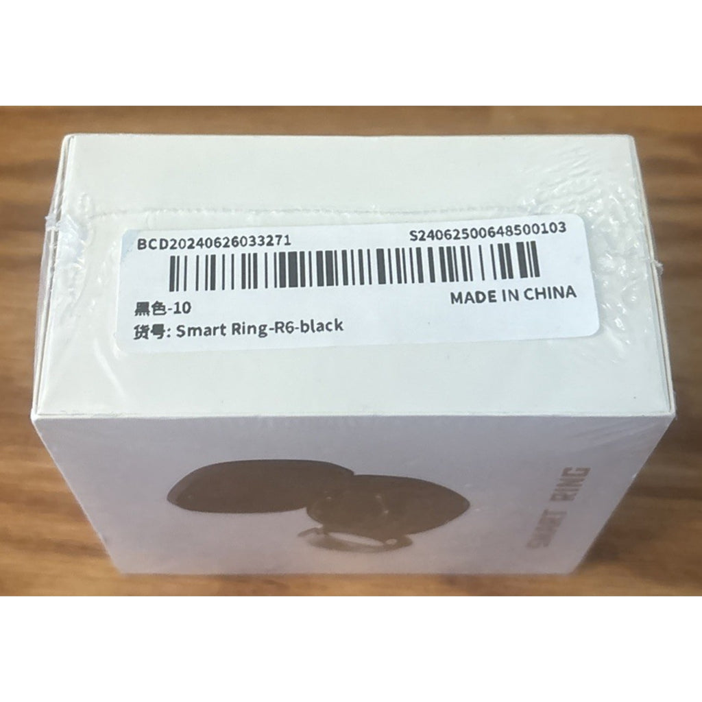 R6 Smart Ring +Charging Case Health Sleep Monitor Fitness Tracker IP68 Size 10