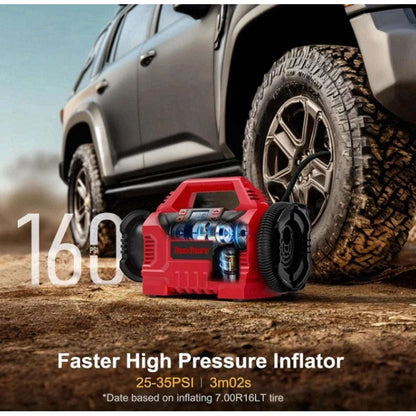160PSI Portable Tire Inflator/Deflator Compatible with Milwaukee 18V Battery