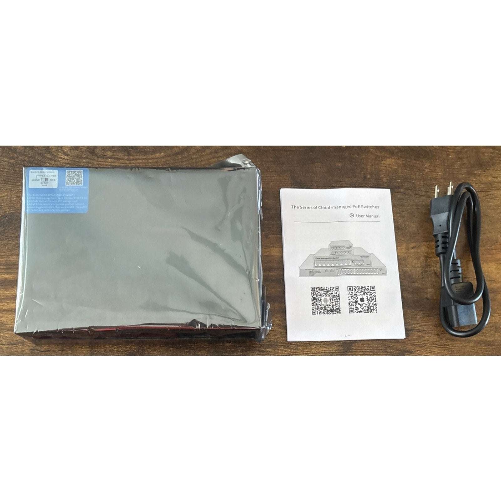STEAMEMO 10-Port Cloud Managed PoE+ Switch 8 PoE+ Ports @120W & 2 Uplink Ports