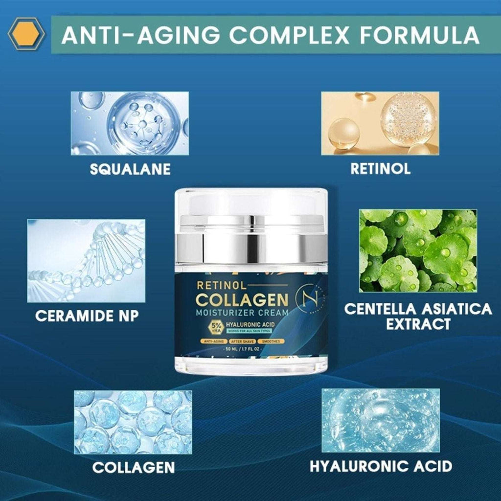 NEYDIAH Collagen Anti-Aging Retinol Face Moisturizer 1.7oz Wrinkles & Fine Lines