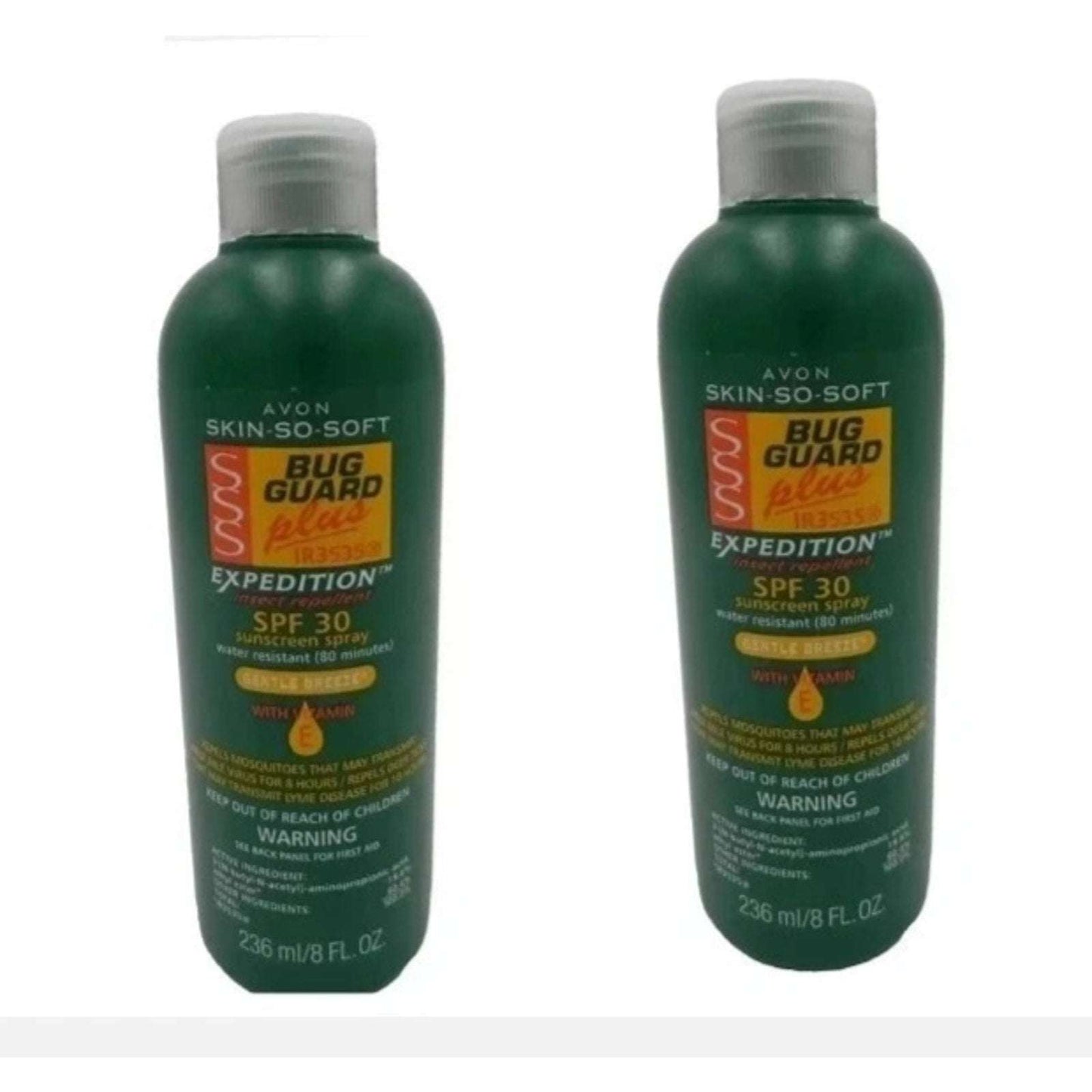 2-Pack Avon Skin So Soft Bug Guard Plus IR3535 Expedition Insect Repellent 8 oz