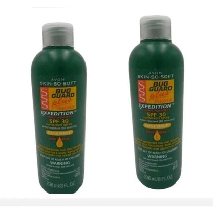 2-Pack Avon Skin So Soft Bug Guard Plus IR3535 Expedition Insect Repellent 8 oz
