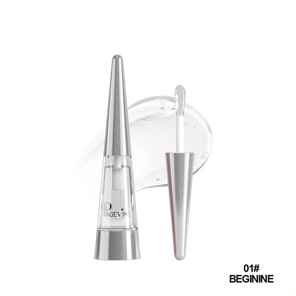 Page Vine Beginner Clear Gloss Lip Plumper Exfoliating Lip Oil Exp 11/2030