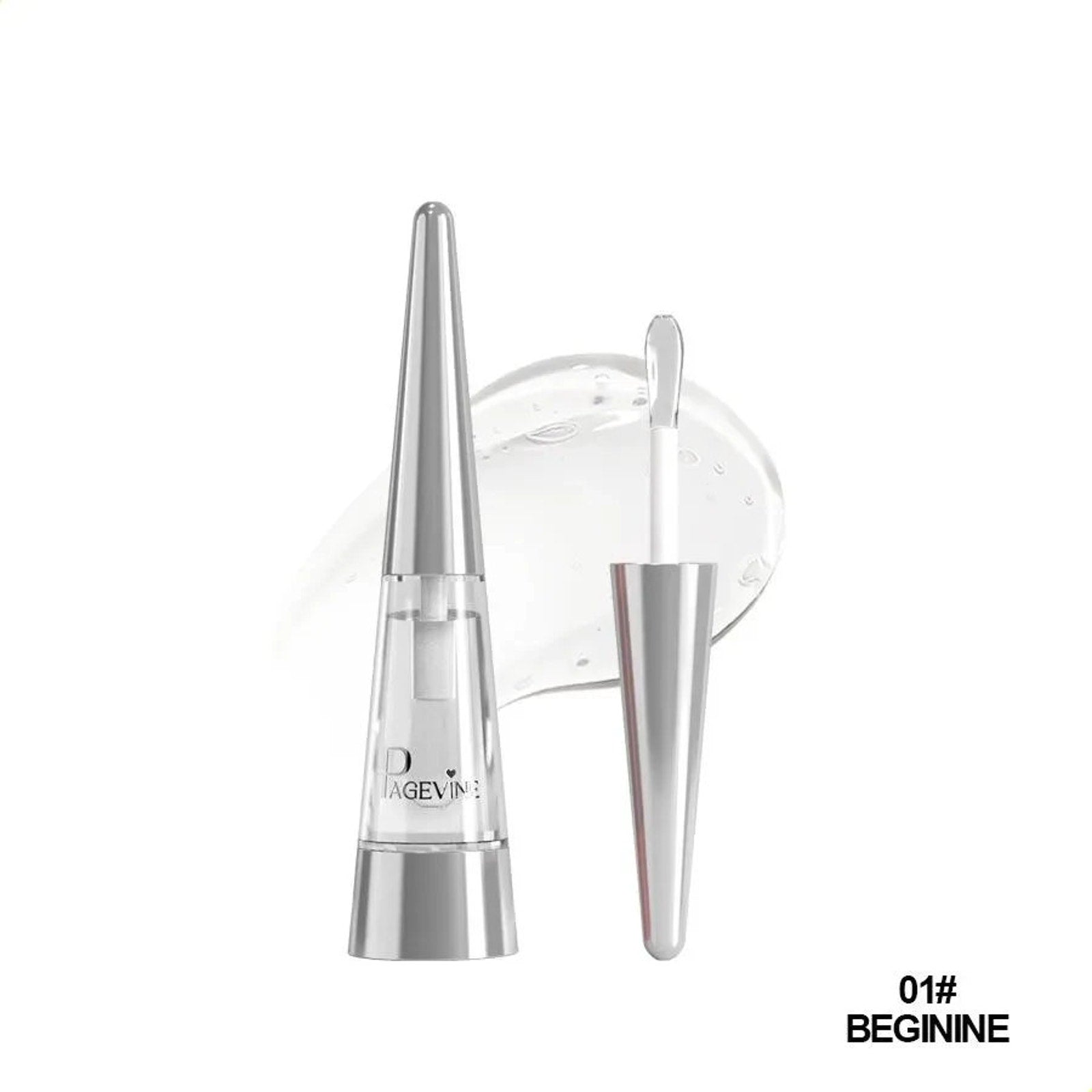 Page Vine Beginner Clear Gloss Lip Plumper Exfoliating Lip Oil Exp 11/2030