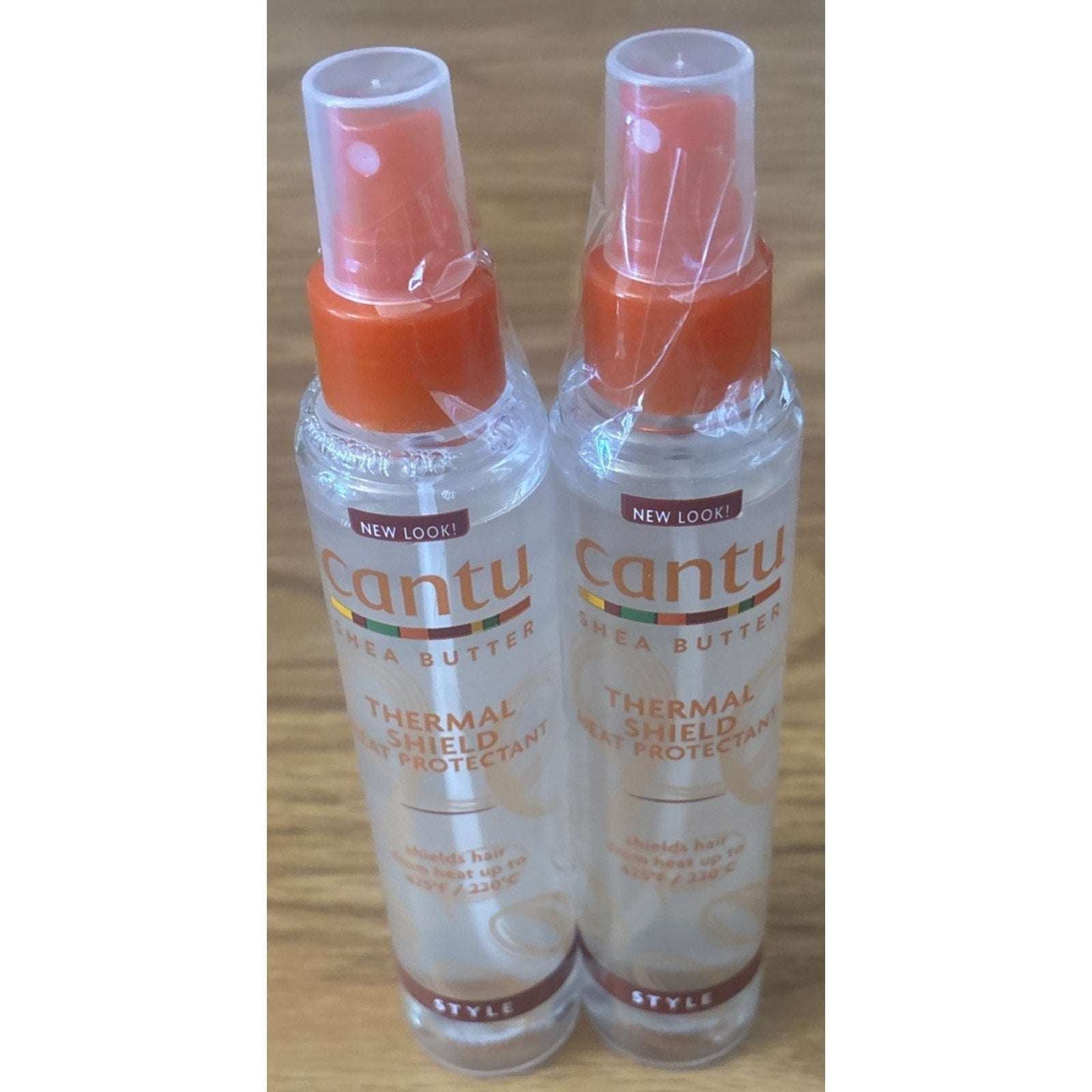2-PACK CANTU Shea Butter Thermal Shield Hair Heat Protectant, 5.1 fl oz (151 ml)
