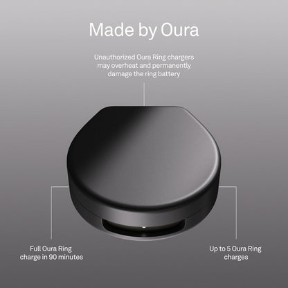 Oura Ring 4 Portable Charging Case Size 8 - NEW - 90 Min Full Charge