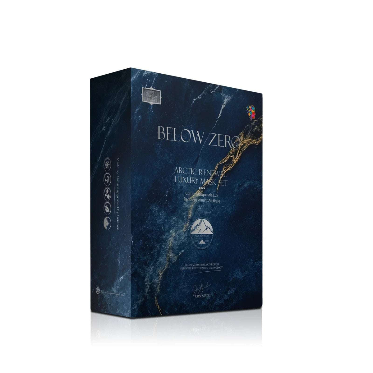 Below Zero Swiss Artic Renewal 6 Mask Set Hyaluronic, Vitamin C & Collagen $900