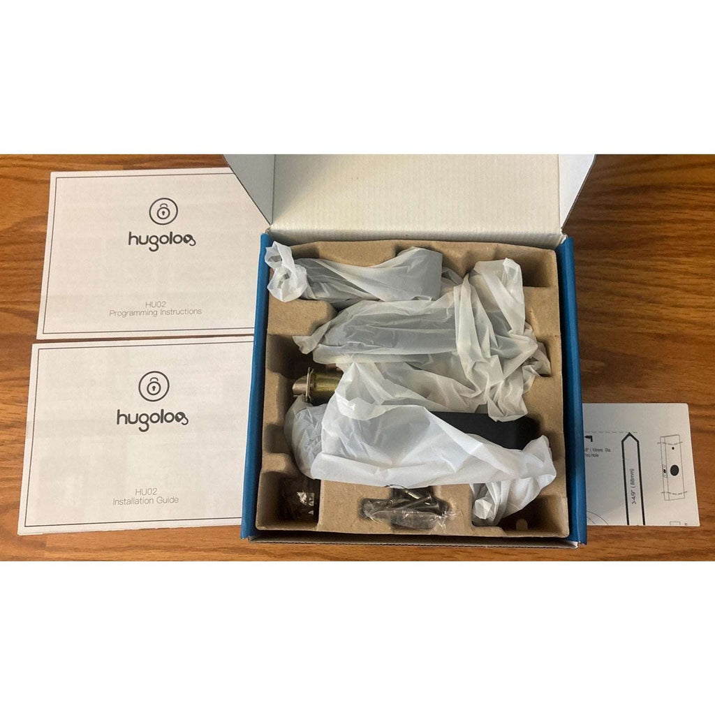 Hugolog Electronic Touchpad Digital Deadbolt Door Lock with Handle HU02 Black