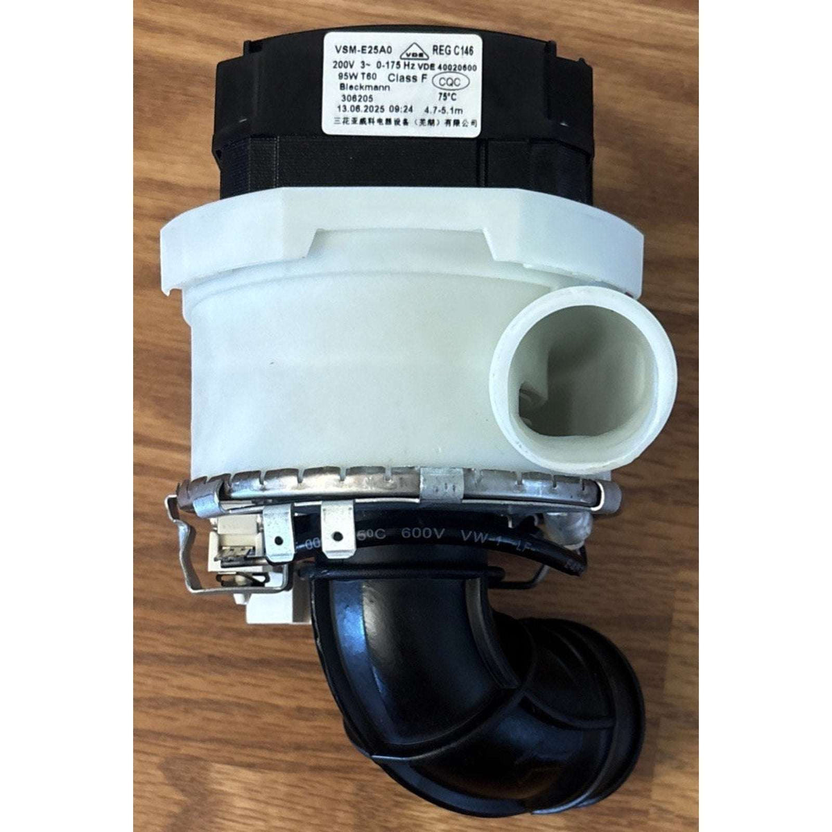 VSM-E25A0 BLDC Dishwasher Circulation Pump Motor Heating Assembly DD93-01013A