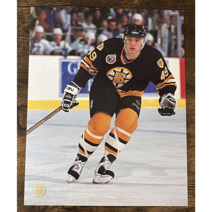 NHL Boston Bruins JOE JUNEAU #44 Game Sports Action Color 8 x 10 Photo Picture