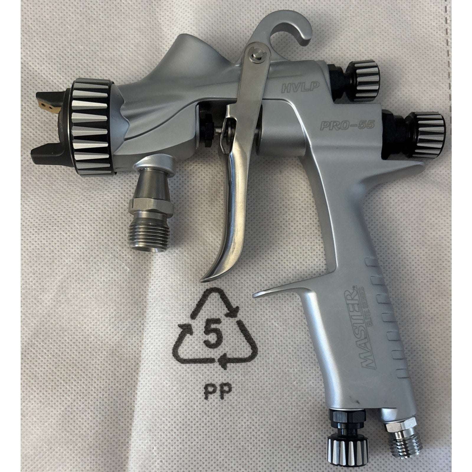 Master Elite PRO-55 HVLP Automotive Paint Pressure Feed Spray Gun 1.2mm Tip