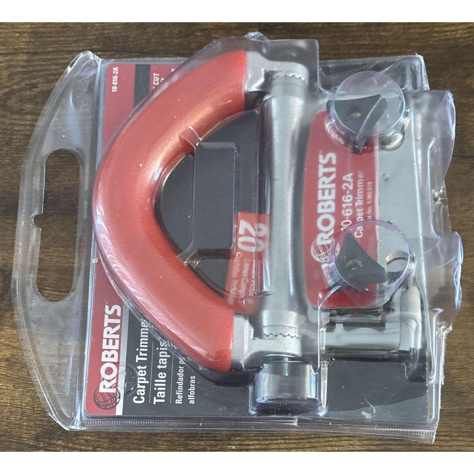 Roberts Conventional Carpet Trimmer with 20 Heavy-Duty Slotted Blades 10-616-2A