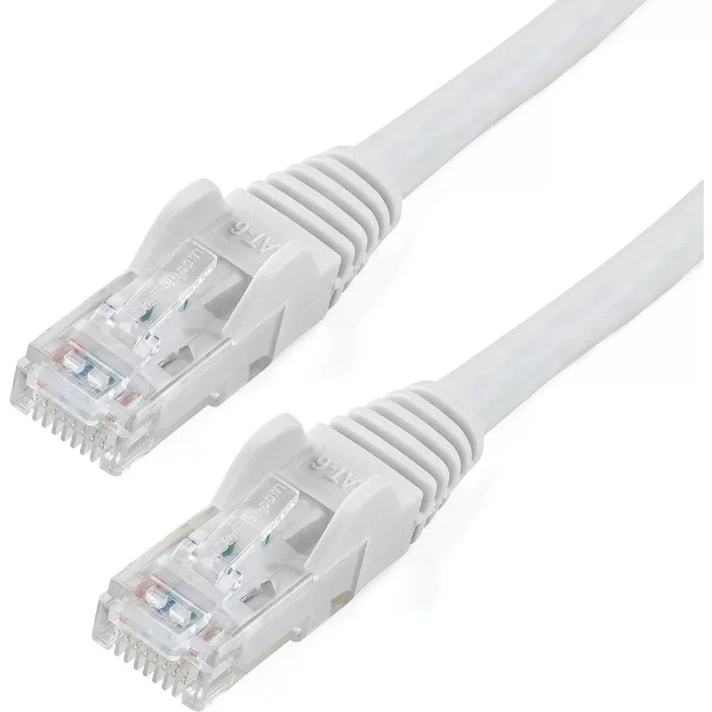 5x StarTech Cat6 Ethernet Network Patch Cable 6ft White RJ45 Snagless N6PATCH6WH