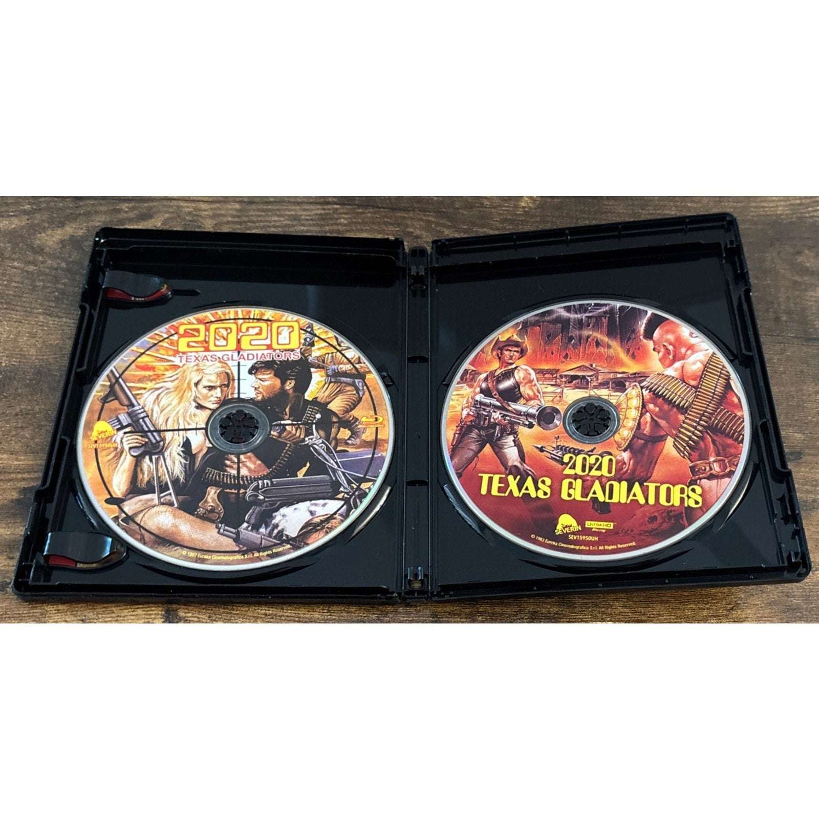 2020 Texas Gladiators 4K UHD Blu-ray 2 Disc Set Severin Cult Film
