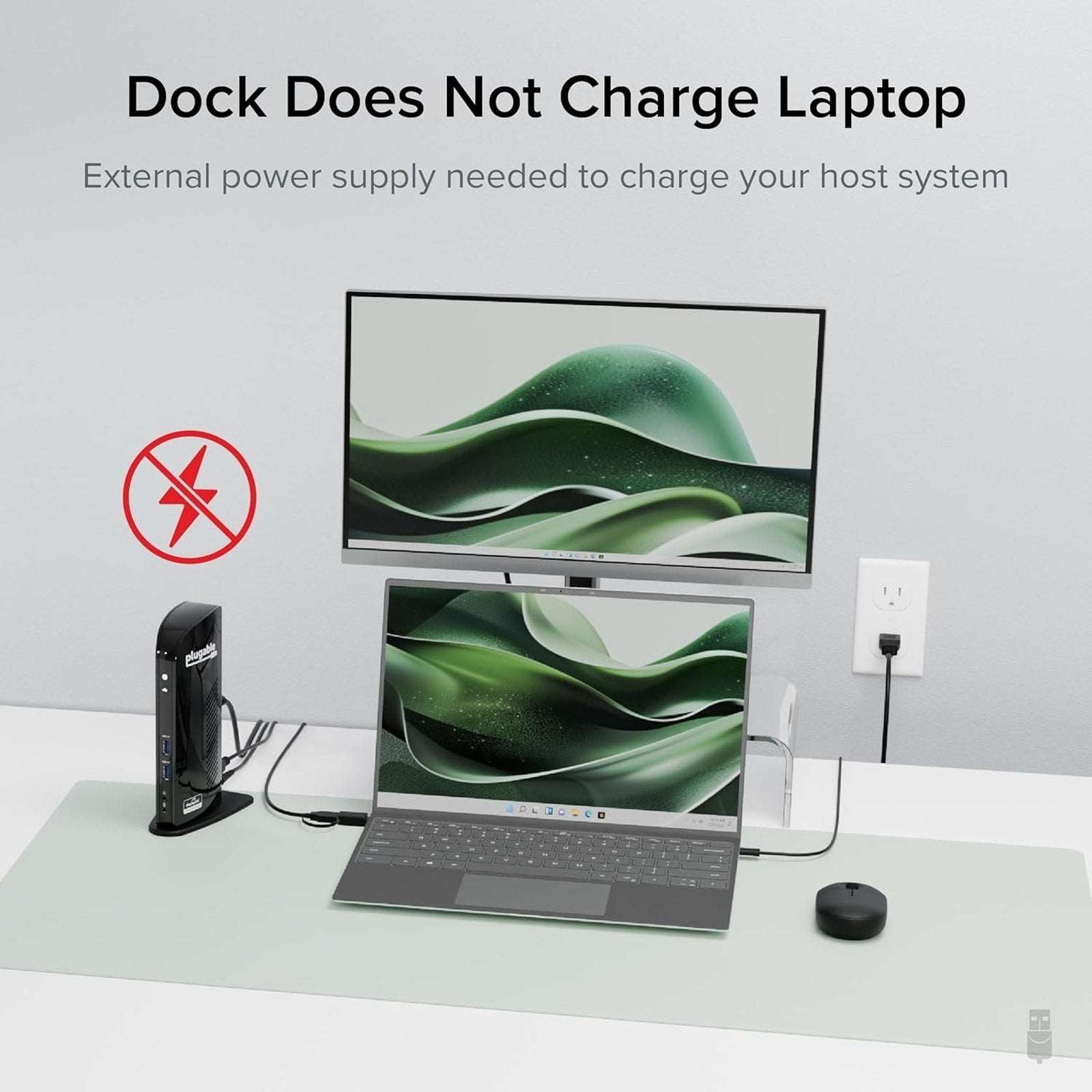 Plugable USB 3.0 and USB-C Dual HDMI Display Monitor Docking Station UD-3900