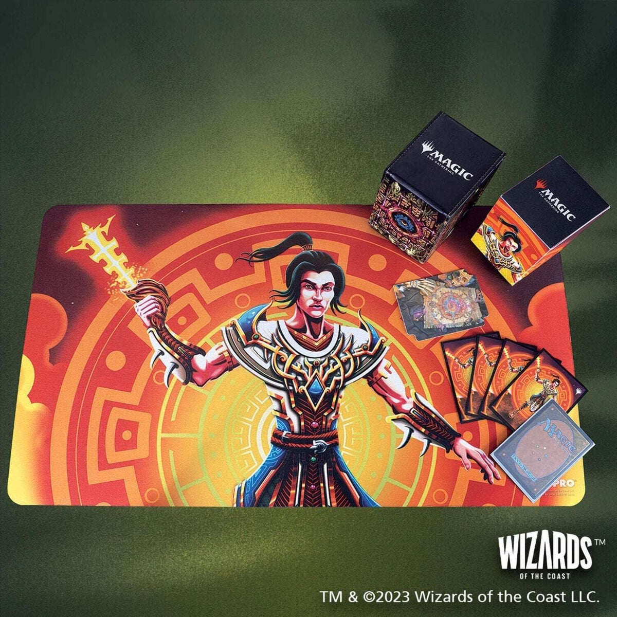 MTG Ultra Pro Lost Caverns of Ixalan Kellan Playmat +100 Deck Protector Sleeves