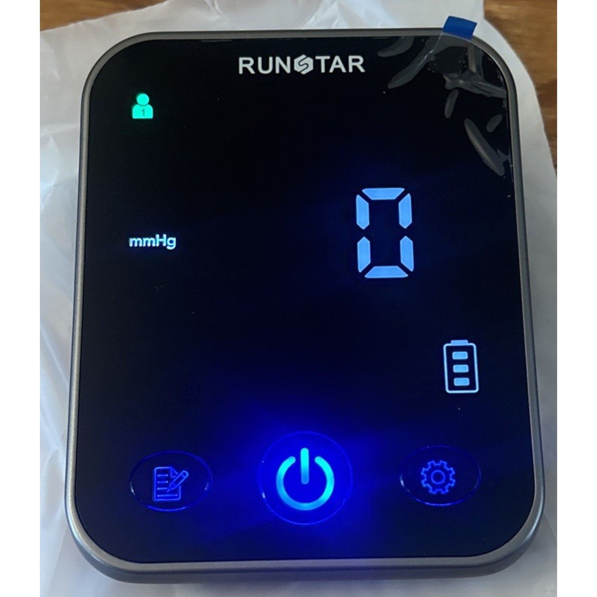 RunStar Smart Blood Pressure Monitor w/ 8.6"-16.5" Upper Arm BP Cuff, Dual Users