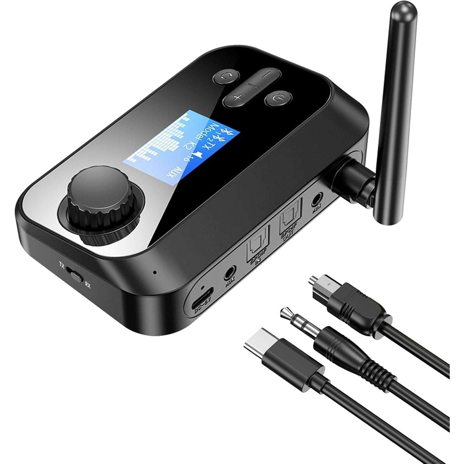 Bluetooth 5.3 Transmitter Receiver For TV Home Stereo Long Range Audio Adapter