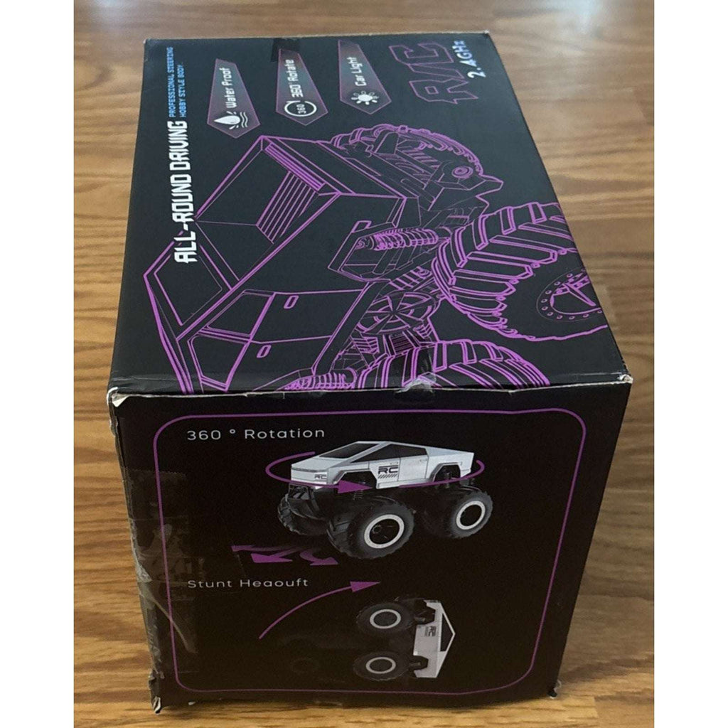 1:16 RC Amphibious Tesla 4WD All-Terrain Waterproof Monster Truck, 360° Rotation
