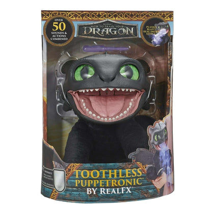 Toothless Puppetronic How To Train Your Dragon by RealFX w/50+ Sounds & Actions