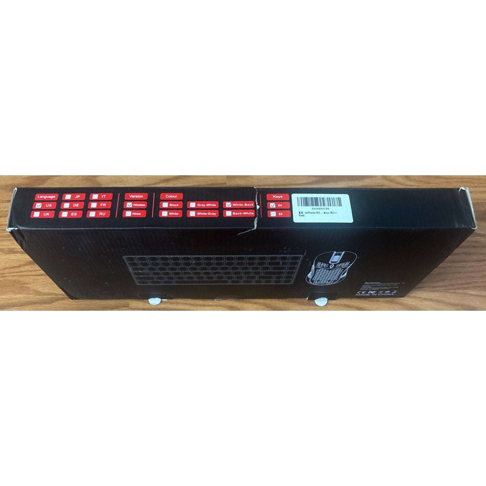 Red Thunder K84 Wireless Gaming Keyboard & Mouse Combo Rainbow Backlight Compact
