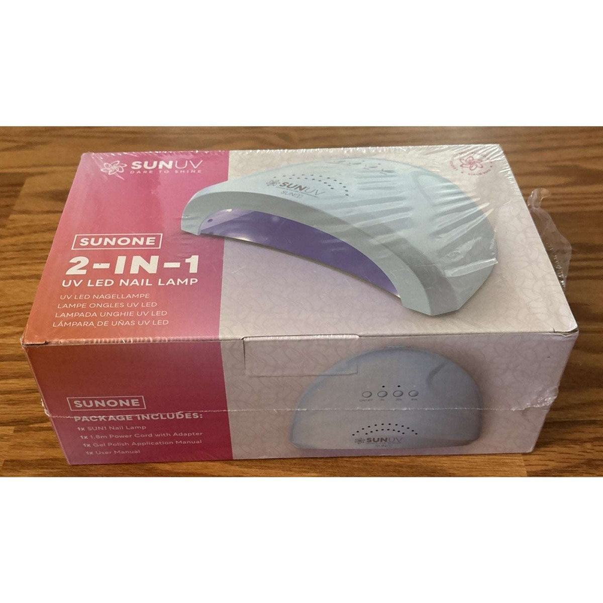 SUNUV SUN1 Hybrid UV + LED Lightbeads Nail Lamp for All Gel Polish & Extensions