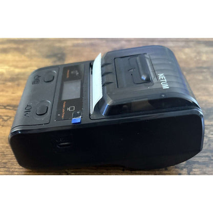 G5 Netum Bluetooth Thermal Label Maker Printer Android IOS Windows Black NEW/OB