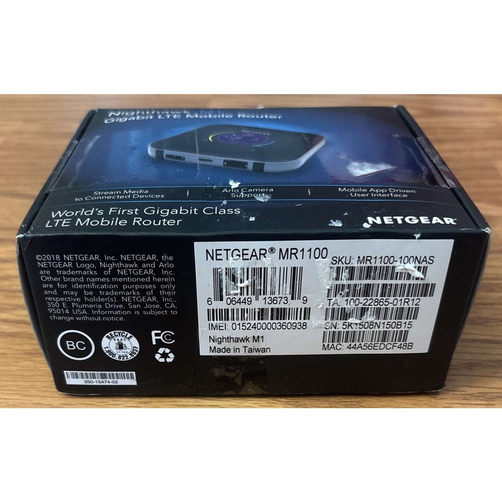 NETGEAR Nighthawk M1 Wireless Wi-Fi Hotspot Modem - MR1100 Mobile Router