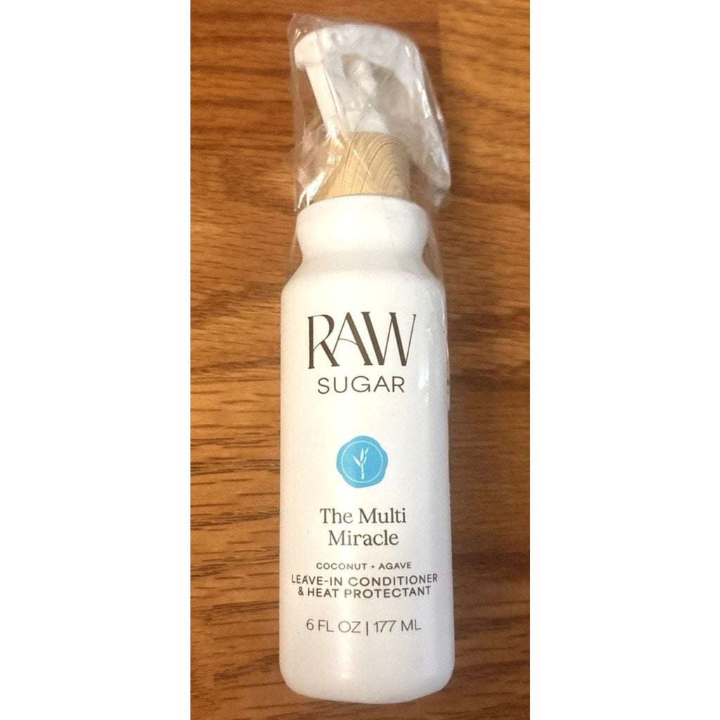 Raw Sugar MULTI MIRACLE LEAVE IN CONDITIONER & HEAT PROTECTANT 6 OZ SPRAY