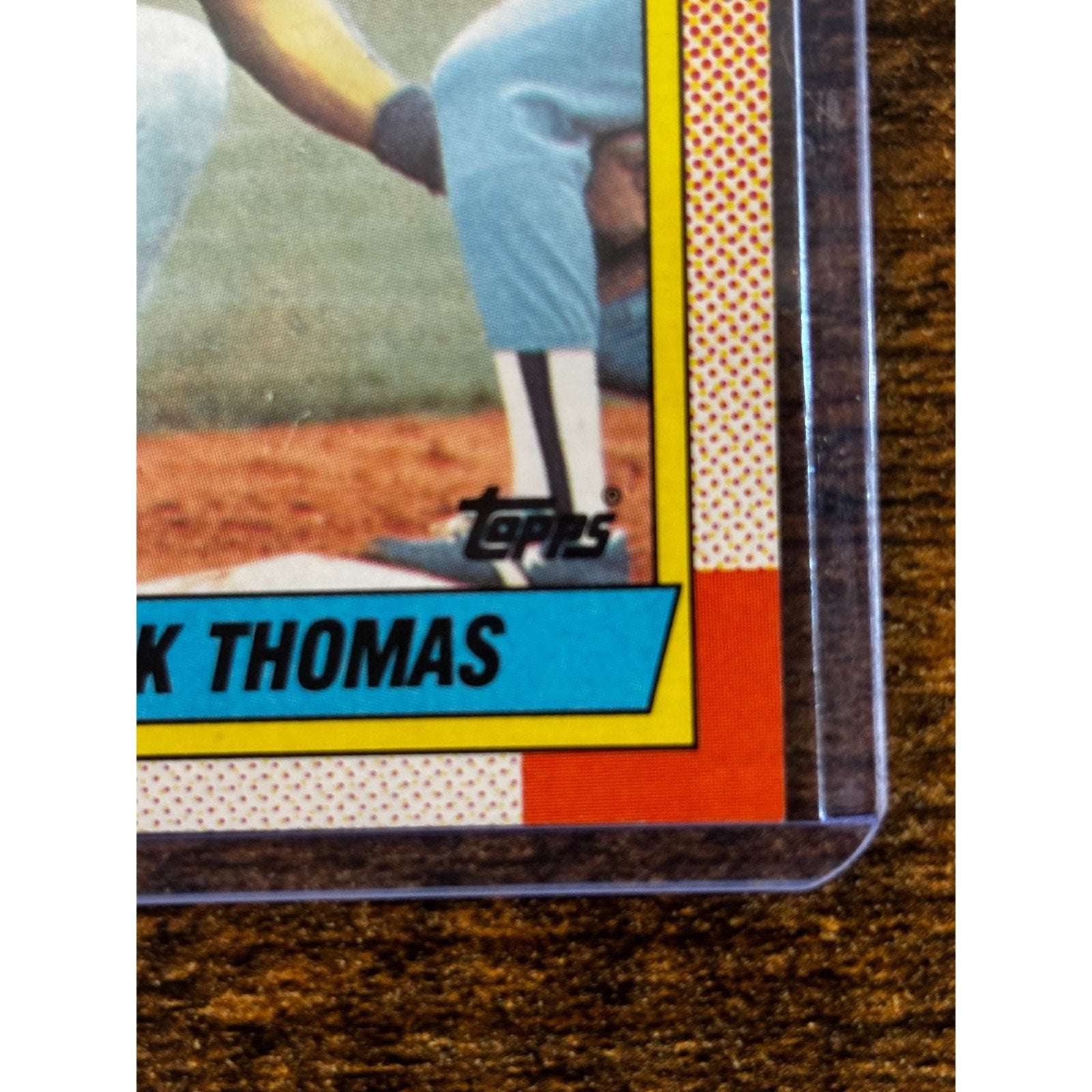 1990 Topps Frank Thomas #414 Chicago Whites Sox Rookie Card Error Card