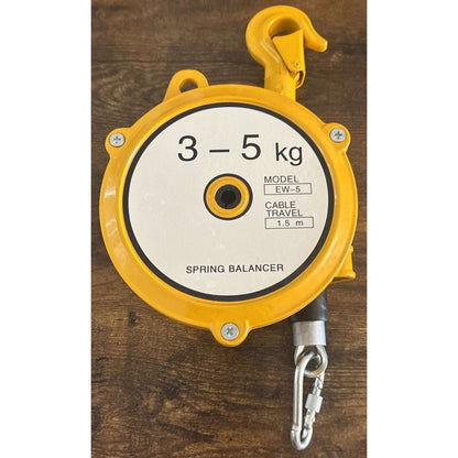 EW-5 Retractable Spring Balancer, 3-5KG(6.6-11Lbs) 1.5m Cable Hanging Tool