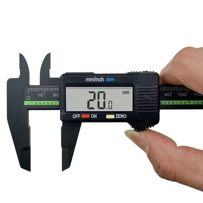 Extra Strong Engineered Plastic Digital Caliper w/ Large LCD Screen 0-6"/150mm