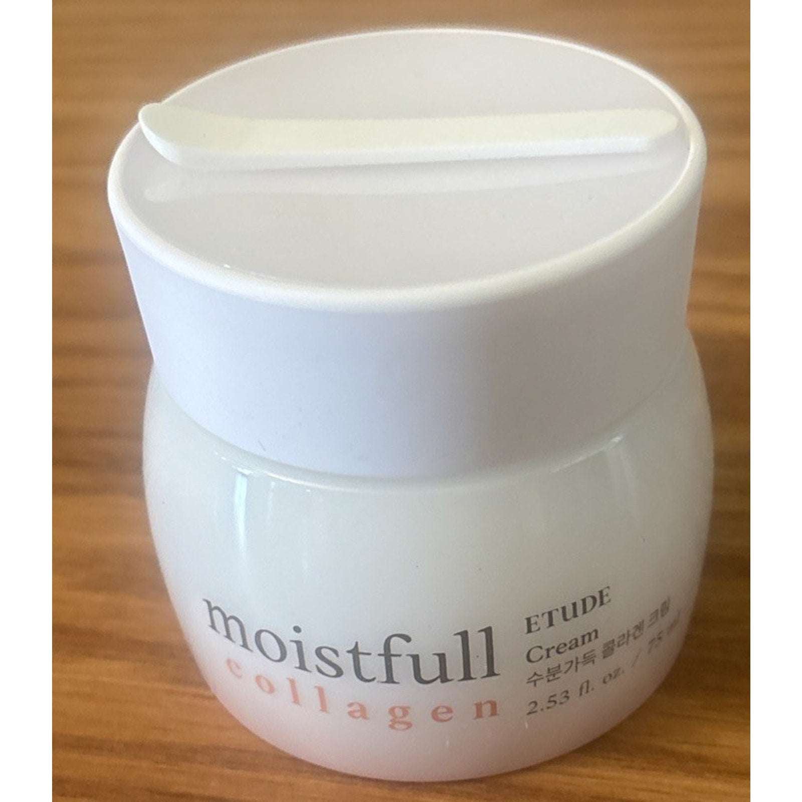 ETUDE Moistfull Super Collagen Cream 2.53 fl oz 75 ml - New in Box - K-Beauty