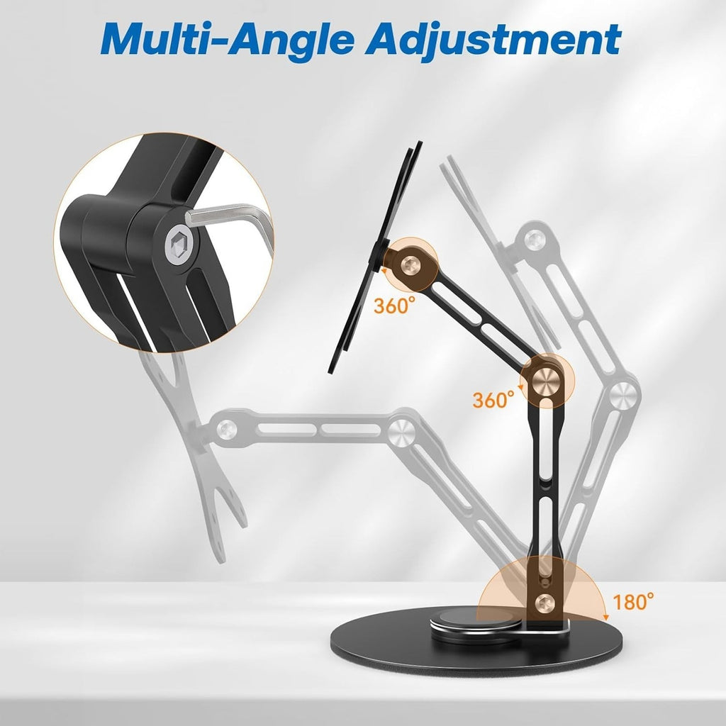 Echo Show 15 (Gen 1, Gen 2) Tilt, Swivel & 360° Rotating Stand 13-18.5" Vesa